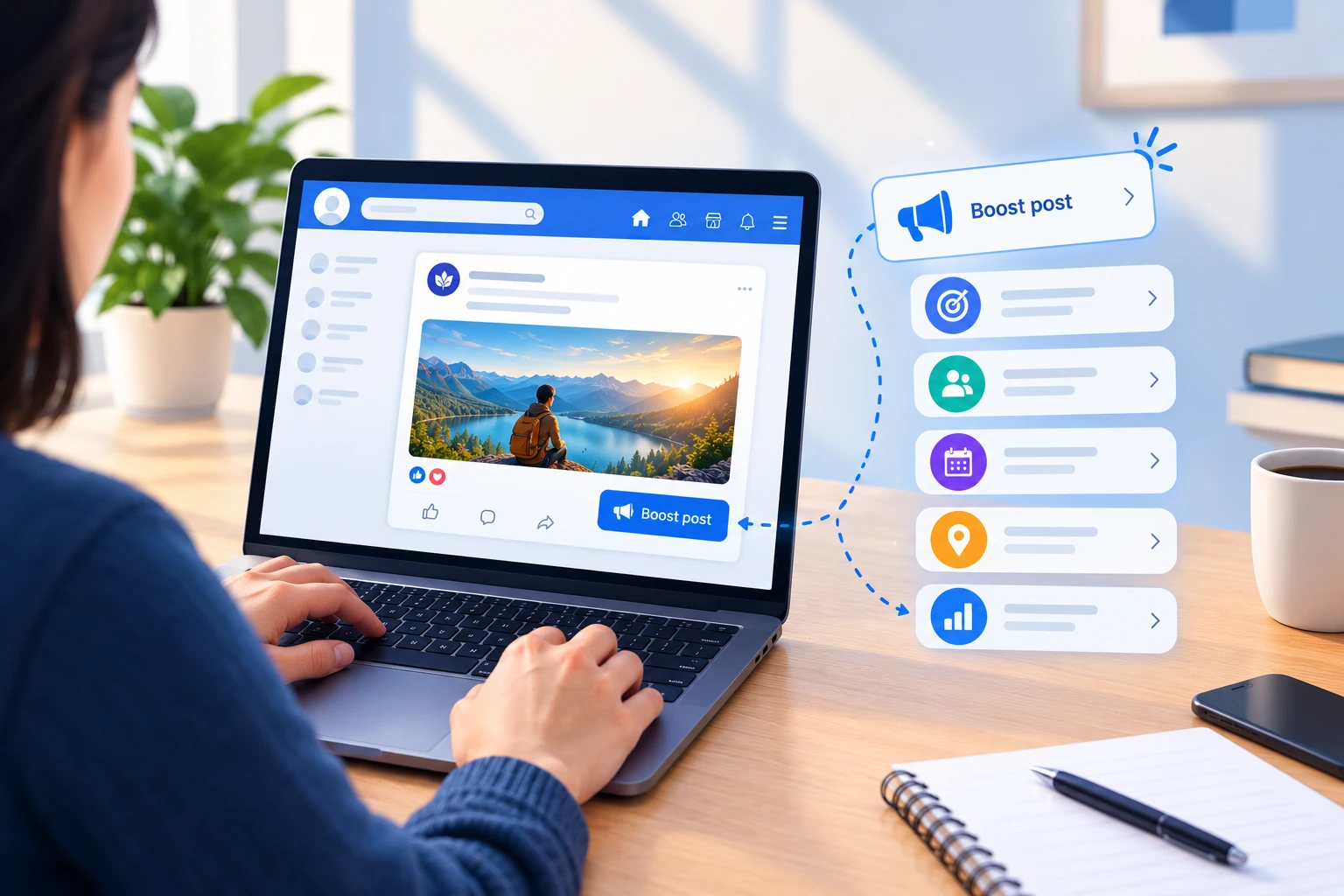 How to boost a post on Facebook to reach a wider audience and increase engagement